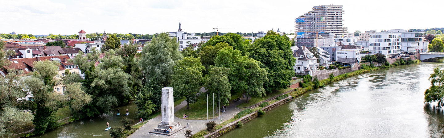 Panoramaaufnahme - Blick auf Neu-Ulm