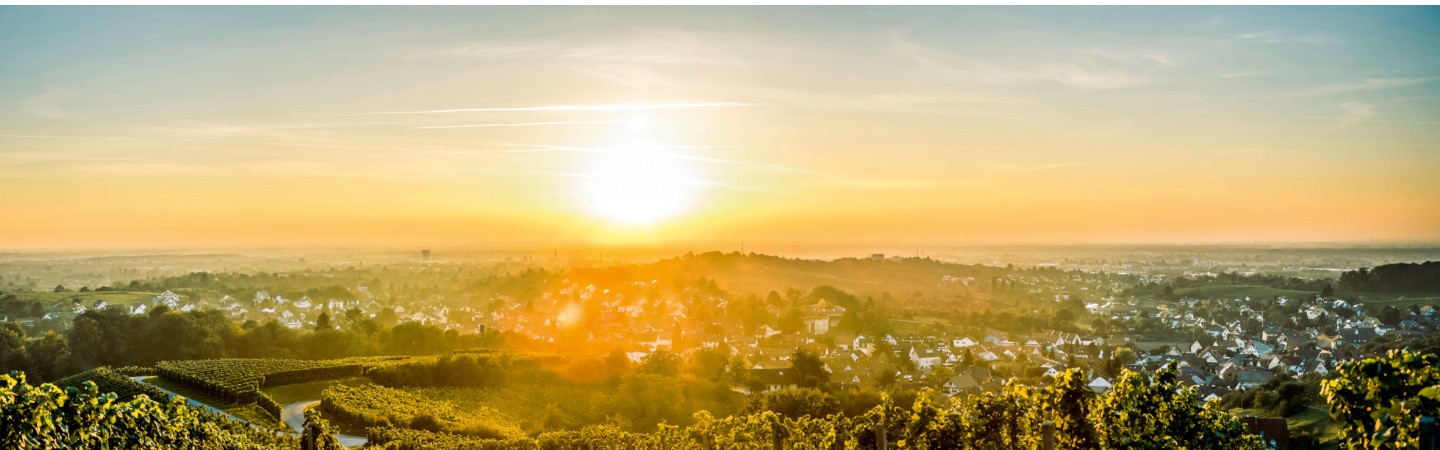 Panoramaaufnahme von Offenburg