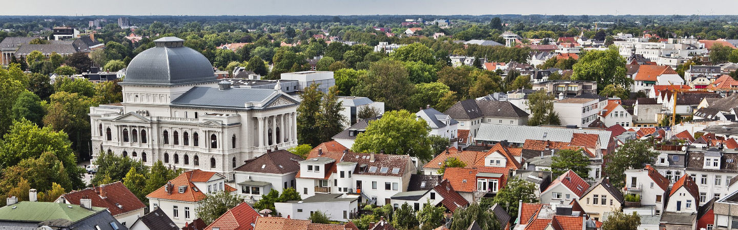 Luftaufnahme von Staatstheater von Oldenburg