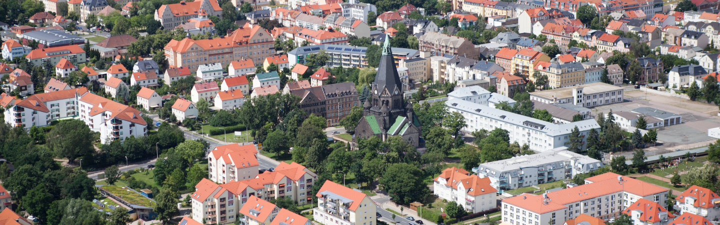 Luftaufnahme von Riesa