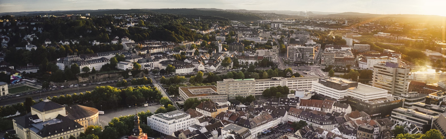 Panoramaaufnahme von Saarbrücken