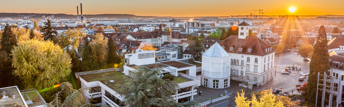 Panoramaaufnahme von Sindelfingen